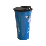 Vaso De Cafe Tapa 600 Cm3 Big Life Stitch Azul